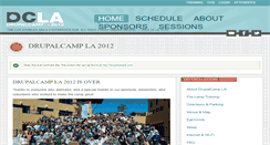 Desktop Screenshot of 2012.drupalcampla.com