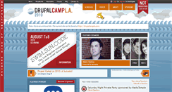 Desktop Screenshot of 2010.drupalcampla.com