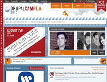 Tablet Screenshot of 2010.drupalcampla.com